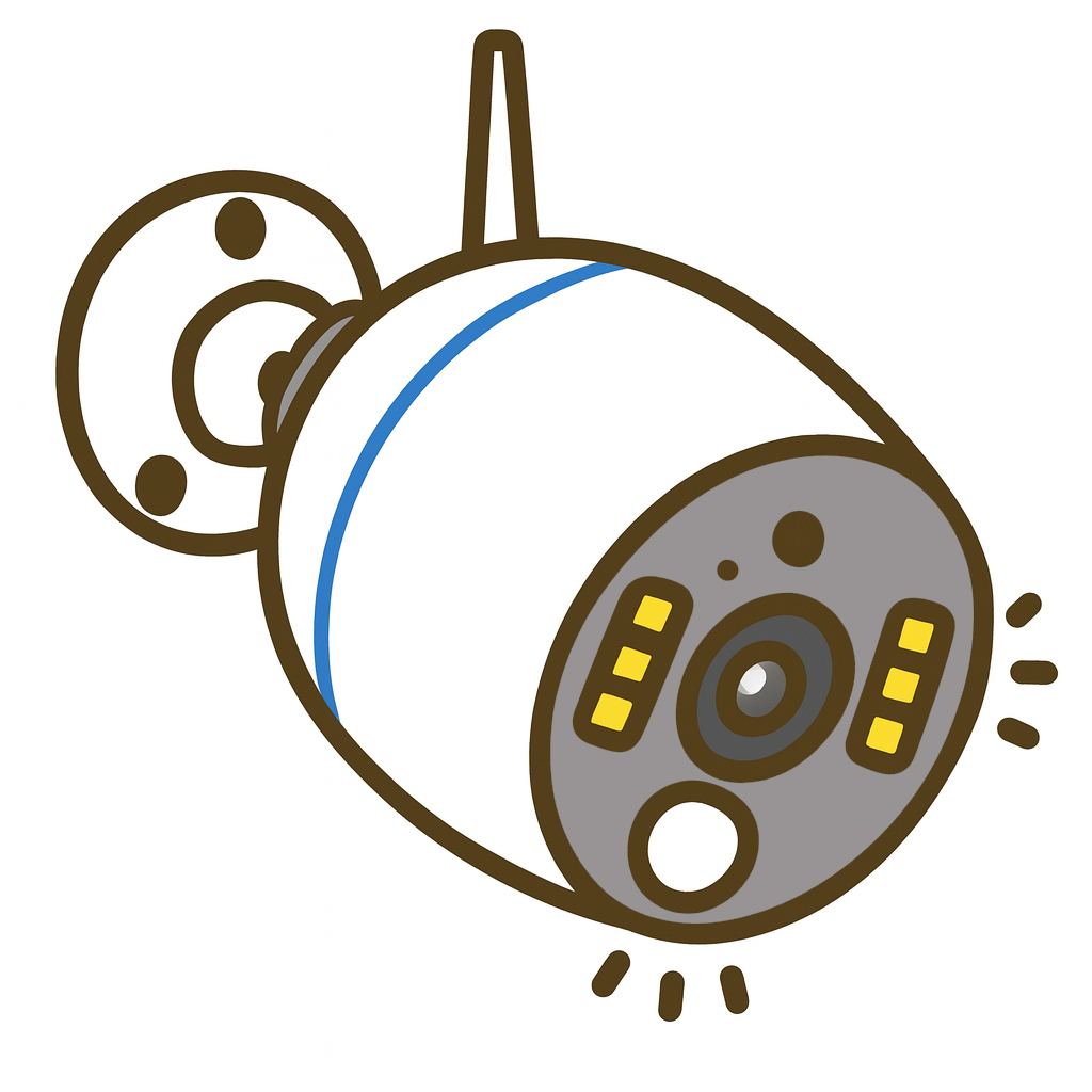 戸建て防犯カメラ施工