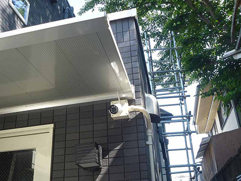 防犯カメラ施工事例1
