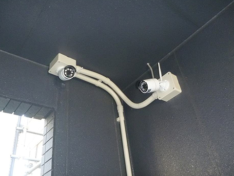 防犯カメラ施工事例2